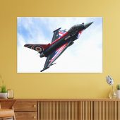 Union Jack Typhoon Canvas Afdruk (Insitu (Woonkamer))