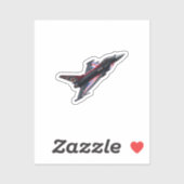 Union Jack Typhoon Sticker (Vel)