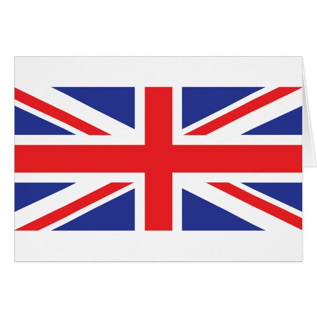 Union Jack UK Flag (Voorkant Horizontaal)