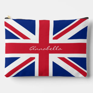 Union Jack UK vlag gepersonaliseerd (optioneel) Etui