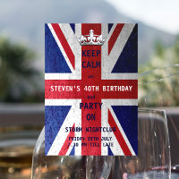 Union Jack UK Vlag Unisex Verjaardagsfeest