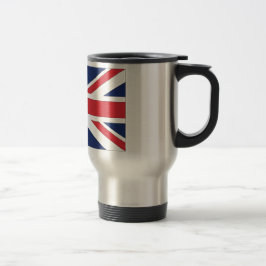 Union Jack/ Unie vlag van Verenigd Koninkrijk Reisbeker
