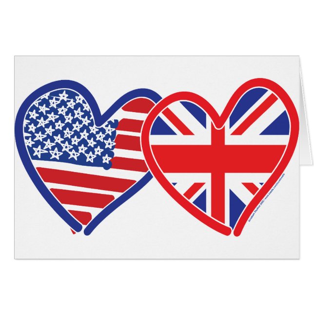 Union Jack/USA (Voorkant Horizontaal)