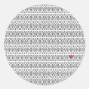Union Jack - Verenigd Koninkrijk Ronde Sticker