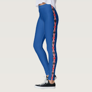 Union Jack Vertical Leggings - Vlag van het VK Roo