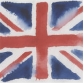 Union jack vinyl sticker (Devant)