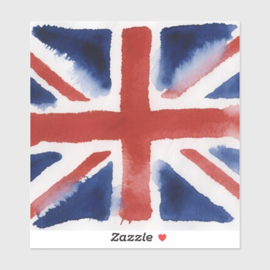 Union jack vinyl sticker (Feuille)