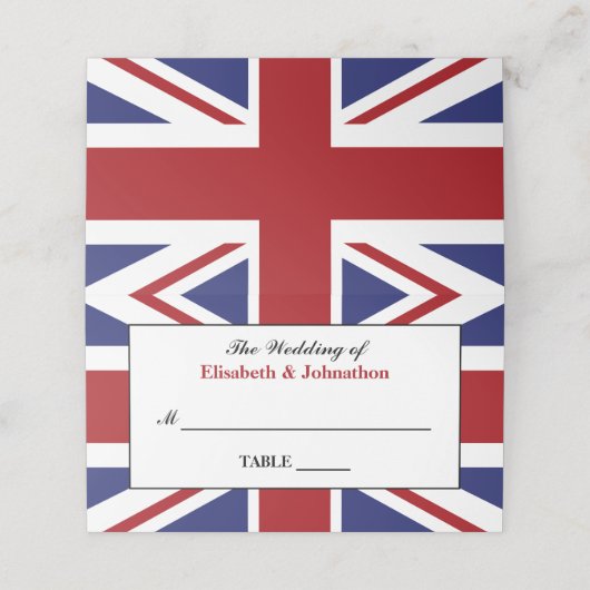 Union Jack vlag Britse bruiloft (Buitenkant ongevouwen)