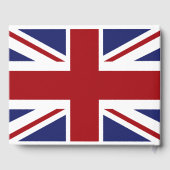 Union Jack vlag Britse bruiloft Gastenboek (Achterkant)