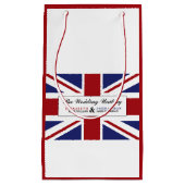 Union Jack vlag Britse bruiloft Klein Cadeauzakje (Voorkant)