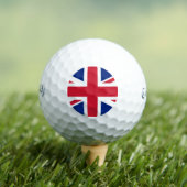 Union Jack Vlag css gbcnt Golfballen (Insitu Shirt)