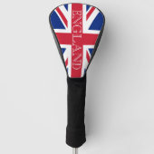 Union Jack Vlag Engeland dccnt Golfheadcover (Voorkant)