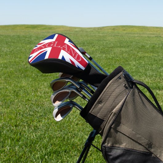 Union Jack Vlag Engeland dccnt Golfheadcover (Insitu)