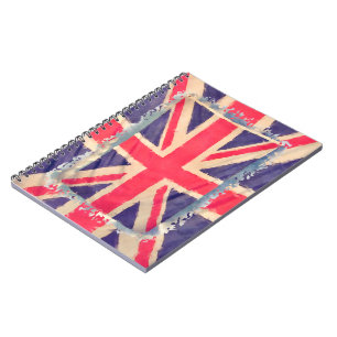 UNION JACK VLAG grunge Notitieboek