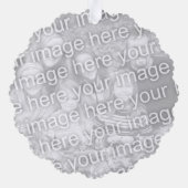 Union Jack vlag Papier Kerst foto ornament (Achterkant)