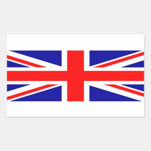 Union Jack-vlag  Rechthoekige Sticker