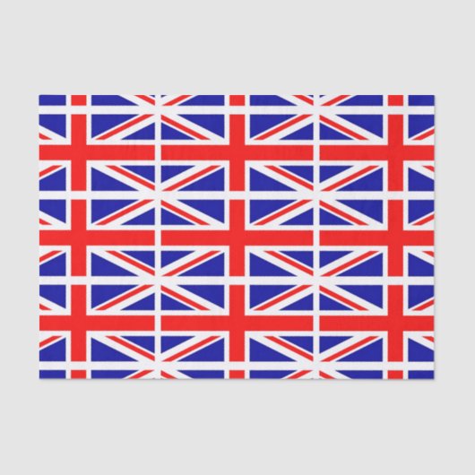 Union Jack-vlag Tissuepapier (Voorkant)