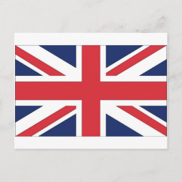 Union Jack/ vlag van het Verenigd Koninkrijk Briefkaart