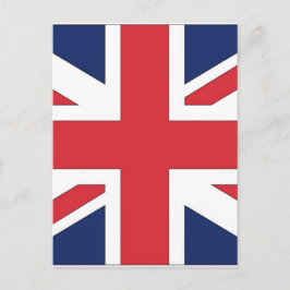 Union Jack/ vlag van het Verenigd Koninkrijk Briefkaart