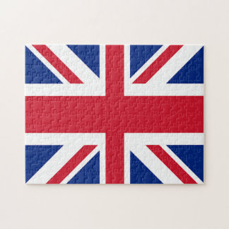 Union Jack - vlag van het Verenigd Koninkrijk Legpuzzel