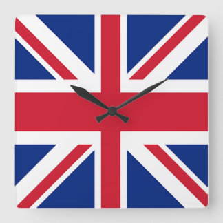 Union Jack - Vlag van het Verenigd Koninkrijk Vierkante Klok