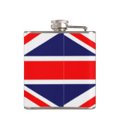 Union Jack - Vlag van het VK Heupfles (Achterkant)