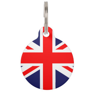 Union Jack - Vlag van het VK Huisdierpenning