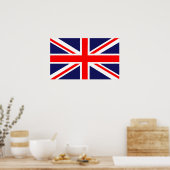 Union Jack - Vlag van het VK Poster (Keuken)