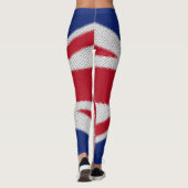 Union Jack Woven Flag Leggings (Achterkant)
