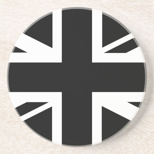 Union Jack Zandsteen Onderzetter (Voorkant)