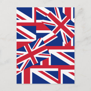 Union Jacks Galore Briefkaart