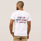 Union Operating Engineer T-Shirt (Achterkant volledig)