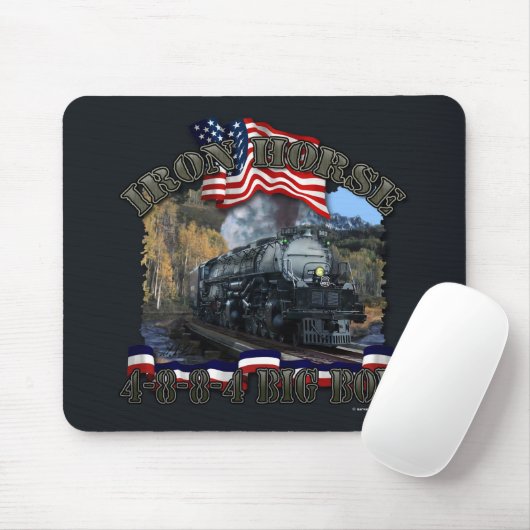 Union Pacific Big Boy Mousepad Muismat (Met muis)