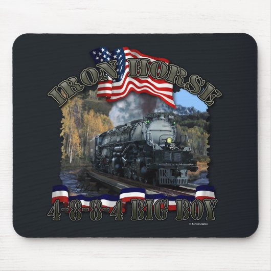 Union Pacific Big Boy Mousepad Muismat (Voorkant)