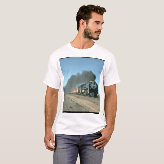 Union Pacific No. 8444 power_Steam Trains T-shirt (Voorkant volledig)