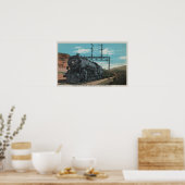 Union Pacific Train, Echo Canyon, UtahUtah Poster (Keuken)