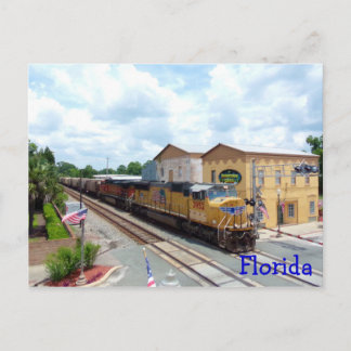 Union Pacific Yellow Train Engine Briefkaart