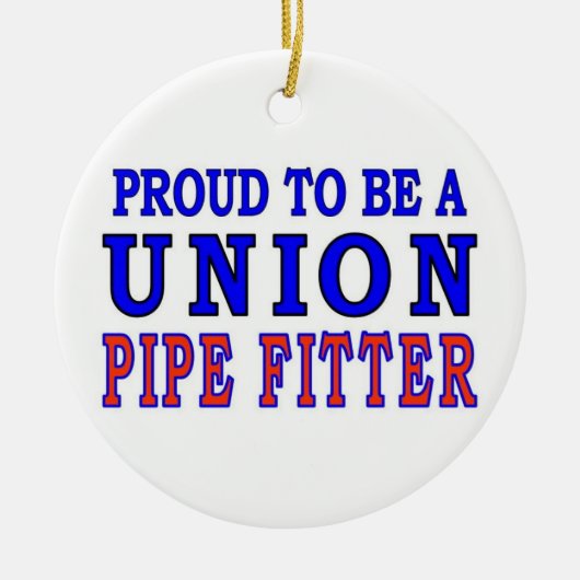 UNION PIPE FITTER KERAMISCH ORNAMENT (Voorkant)