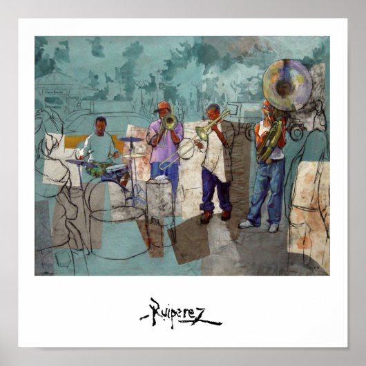 "Union Square Band" - "Banda en Union Square" Poster (Voorkant)