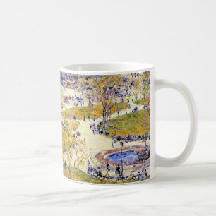 Union Square in de lente door Frederick Childe Has Koffiemok