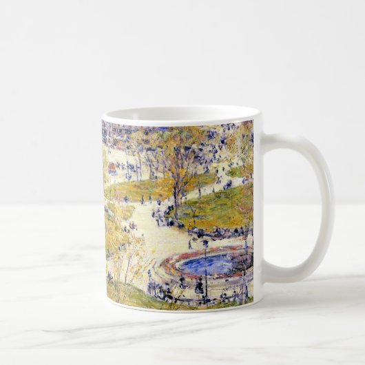 Union Square in Spring door Frederick Childe Hassa Koffiemok (Rechts)