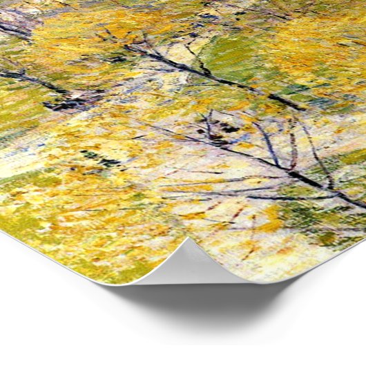 Union Square in Spring door Frederick Childe Hassa Poster (Hoek)