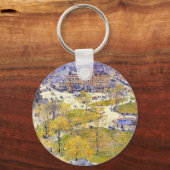 Union Square in Spring door Frederick Childe Hassa Sleutelhanger (Voorkant)