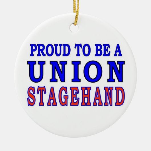 UNION STAGEHAND KERAMISCH ORNAMENT (Voorkant)