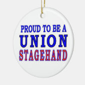 UNION STAGEHAND KERAMISCH ORNAMENT (Links)