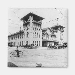 Union Station Charleston SC Magnet 1910