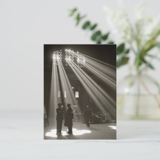 Union Station Chicago, 1943 Briefkaart (Staand voorkant)