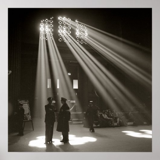 Union Station Chicago, 1943. foto Poster (Voorkant)