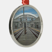 Union Station Denver Metalen Ornament (Rechts)