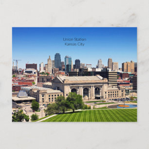 Union Station, Kansas City, Missouri-foto Feestdagenkaart